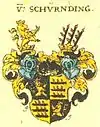 Gemehrtes Wappen der Familie von Schirnding