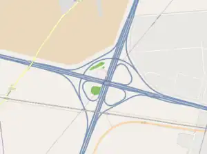 Übersichtskarte Schkeuditzer Kreuz