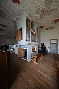 Die Orgel in der Klosterkirche, Seitenansicht