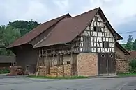 Eine Scheune in Schlattingen