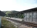 Bahnhof Bad Schlema, Bahnsteig (2016)