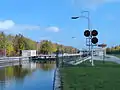 Blick vom Oberwasser auf das Oberhaupt