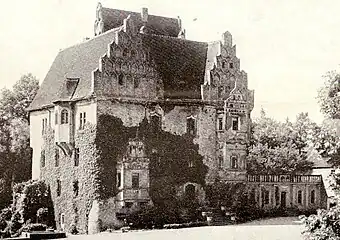 Schloss Heynitz, um 1900