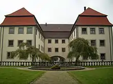 Schloss Geislingen, von 1698 bis 1927 im Besitz der Familie
