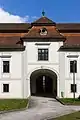 Osttrakt Eingangsturm vom Innenhof