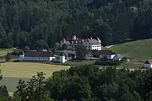 Im Besitz derer von Steinpeiss im 18. Jahrhundert: Schloss Dornhofen in Eggersdorf bei Graz (Graz-Umgebung, Steiermark).