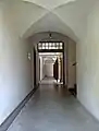 Durch diesen Gang gelangten die Menschen vom Holzschuppen in das Schloss.