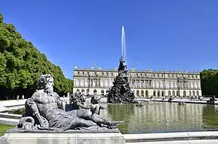 Neues Schloss Herrenchiemsee auf Insel im Chiemsee, 1878–1886