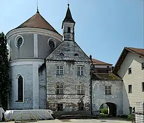 Schloss, nördliche Rückansicht