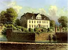 Schloss Ostramondra um 1860