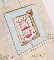 Lageplan des Schlosses, 1790