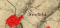 Lageplan von Schloss Seefeld (Oberbayern) auf dem Urkataster von Bayern