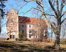 Schloss Taubenheim von Osten, Zustand 2005