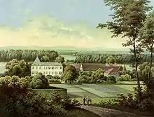 Schloss Vornholz um 1860, Sammlung Alexander Duncker
