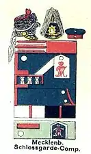 Uniform der Schweriner Schloß-Garde.