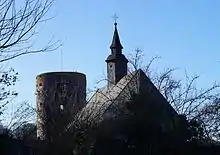 Schlosskapelle und Mühlenturm