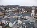 Blick von Auerbacher Schlossturm in Richtung Altmarkt