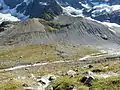 Schmadribach mit Schmadrihütte (obere Bildmitte)