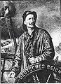 „Unser Steuermann“, 1904 (Wilhelm II. als Steuermann, ein beliebtes Postkartenmotiv der Kaiserzeit)