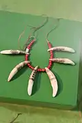 Hundezahngeld. Schmuck aus Neuguinea