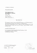 Schneidratus, Oswald Oswaldowitsch. Bescheinigung zur Rehabilitierung (Übersetzung aus dem Russischen)