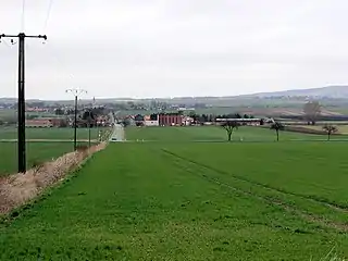 Blick vom Nordrand der Asse Richtung Elm über Dettum (2014)