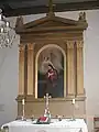 Altar mit Gemälde von H.&nbsp;Pommerenke
