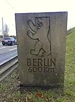 Berliner Meilenstein in Frankenthal (Pfalz)
