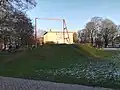 Spielplatz und Hochbunker 2019