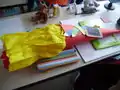 Ausgepackte Schultüte
