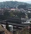 Bahnhof mit Stadt 2006