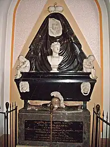 Grabmal für den Fürsten Friedrich Johann Nepomuk zu Schwarzenberg, Pfarrkirche St. Laurentius (Weinheim)