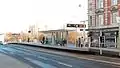 Stadtbahnhaltestelle Schwarzer Bär auf der Benno-Ohnesorg-Brücke