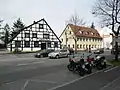 Ristorante Cala&nbsp;Luna in der Schweinauer Hauptstraße 62 (Fachwerkbau, im Kern 18. Jahrhundert)