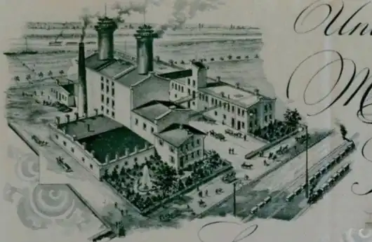 Hauptbahnhof-Nordseite um 1900.Malzfabrik Seligstein.Heute ist hier der Großparkplatz des Kaufland Einkaufszentrums