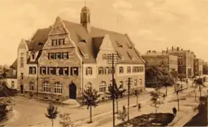 Postamt am Hauptbahnhofum 1910