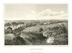 Weinstadt Schweinfurtim Jahre 1847