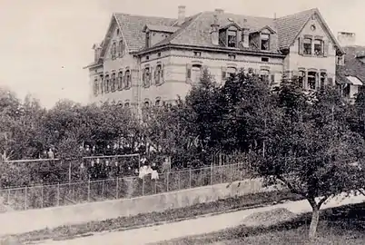 Historische Ansicht von der Seite