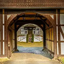 Fachwerk-Torhaus des Rittergutes von 1782