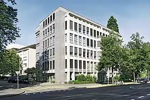 Firmensitz der Scobag Privatbank in Basel.