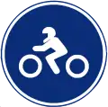 R-405Sonderweg für Krafträder