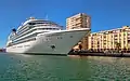 Die Seabourn Quest, Sète, Frankreich.