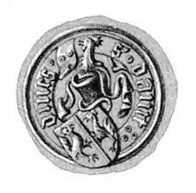 Siegel des David Divessen (um 1498)