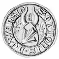Siegel des Otto von Wensin, um 1364 (mit anderer Helmzier)