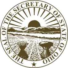 Siegel des Secretary of State von Ohio