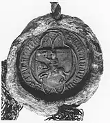 Siegel von Vygantas, Herzog von Kernavė, 1388