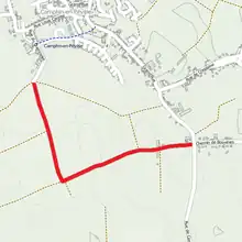 Streckenabschnitt Pavé de Camphin-en-Pévèle