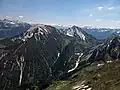 Seekarspitze (links) und Seebergspitze
