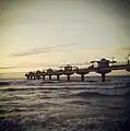 Seebrücke am Abend