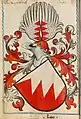 Wappen derer von Seiboldsdorf im Scheiblerschen Wappenbuch